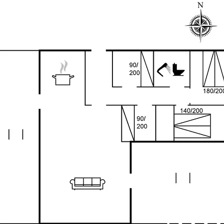 Semesterbostad Halfdan - 1-1km From The Sea By Interhome